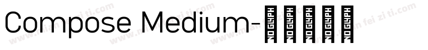 Compose Medium字体转换